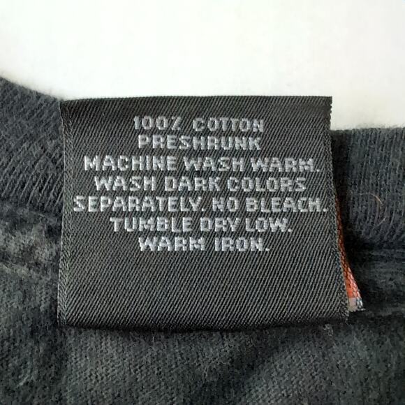 VTG 1989 3D Emblem Harley Davidson T Shirt XL Single Stitch 80s Survivors Wolf - Picture 10 of 10